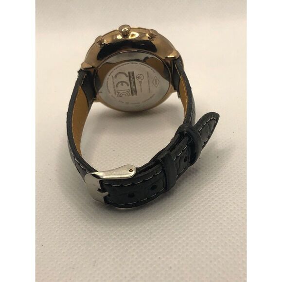 Fossil FTW5021 Women's Black Leather Analog Silver Dial Hybrid Smart Watch HO387 - Picture 9 of 9